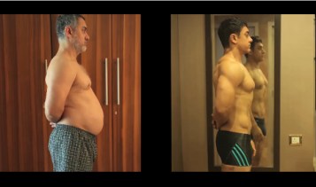 Aamir weight transformation #inspirational #phenomenal
