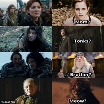 When Harry Potter series went to GOT