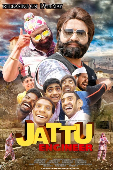 First poster for @[1]jattu-engineer starring father daughter duo.
There is no stopping to Saint Dr.
