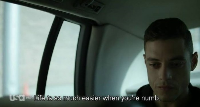 Life is so much easier when you're numb.