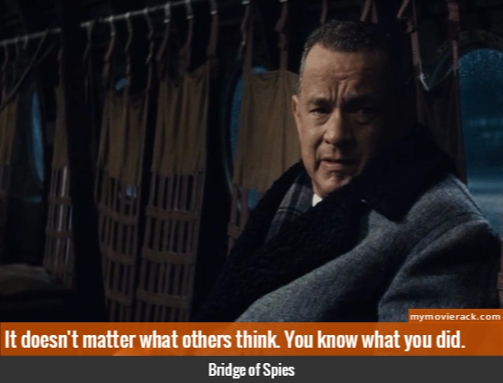 It doesn&#039;t matter what others think. You know what you did. #quote