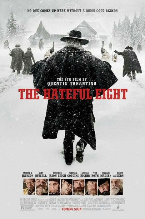 The new official poster of Tarantino's The Hateful Eight #poster