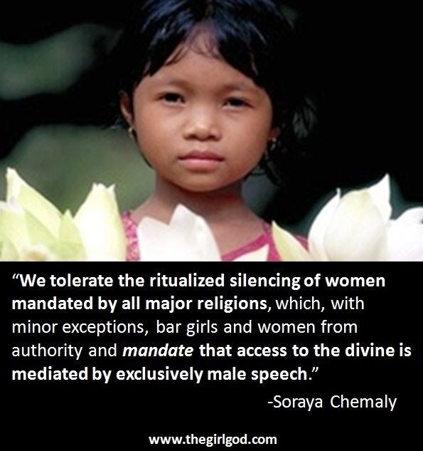 The very thing this films teaches is for women to NOT be silenced anymore! Love the reverse gender