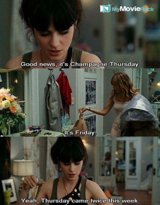 Kit: Good news, it's Champagne Thursday.
Paula: It's Friday.
Kit: Yeah, Tursday came twice this week