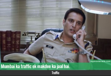 Mumbai ka traffic ek makdee ka jaal hai. #quote