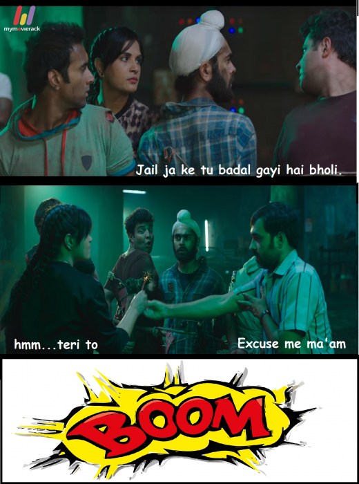 #FukreyReturns

"Jail ja ke tu badal gayi hai Bholi" - Master Chucha
 #quote