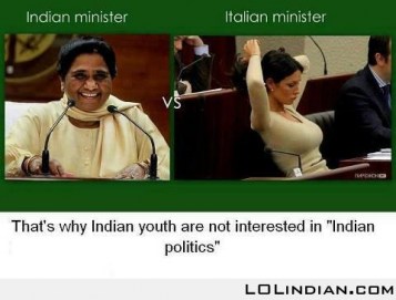 As also shown in the movie..Abhimanyu joined politics because of his father not on his own