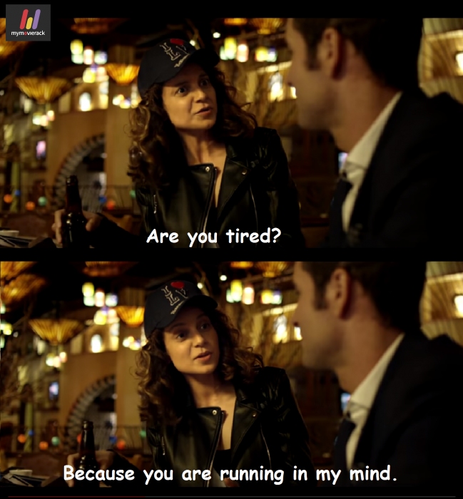 #Simran

- Are you tired?
- Because you are running in my mind.
 #quote