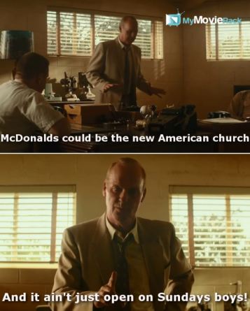 McDonalds could be the new American church. And it ain&#039;t just open on Sundays boys. #quote