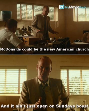 McDonalds could be the new American church. And it ain't just open on Sundays boys. #quote