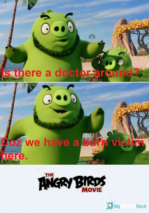 Is there a doctor around? Coz we have a burn victim here. #quote
