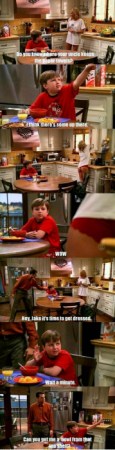 Wait a minute. Can you get me that bowl?