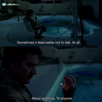 Sometimes, it feels better not to talk. At all. About anything. To anyone. #quote