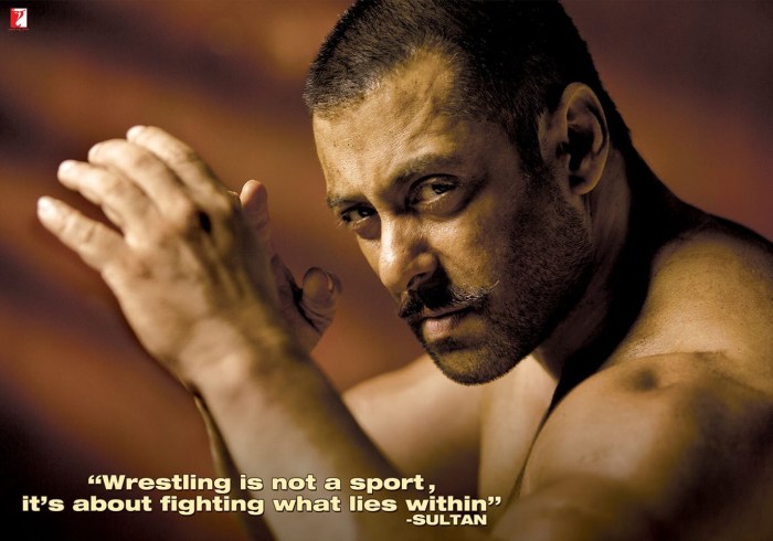 Wrestling is not a sport, it's about fighting what lies within
#SalmanKhan
#quote