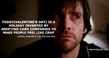 Today(Valentine's Day) is a holiday invented by greeting card companies to make people feel like
