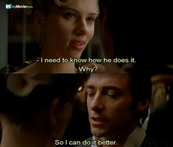 Robert: I need to know how he does it.
Olivia: Why?
Robert: So I can do it better. #quote