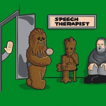 The Doctor is in! #WhenFandomsCollide #GoT #GotG #StarWars #WeAreGroot #HODOR #Chewie