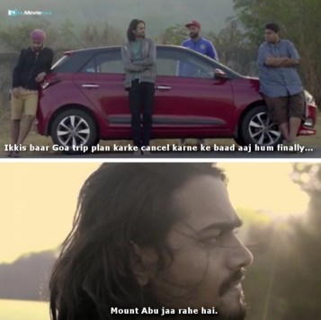 Ikkis baar Goa trip plan karke cancel karne ke baad aaj hum finally...Mount Abu jaa rahe hai. #quote