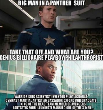 The perfect Black Panther! #meme #CivilWar #Marvel