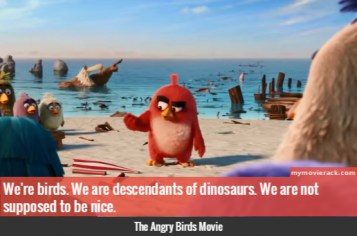 We're birds. We are descendants of dinosaurs. We are not supposed to be nice. #quote