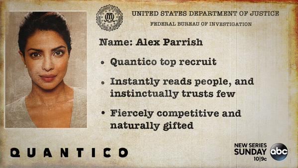Some insight about Priyanka Chopra's character Alex Parrish
