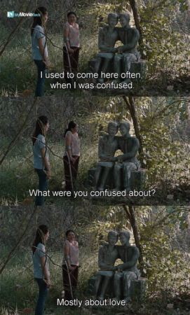Jen: I used to come here quite often, when I was confused.
Itt: What were you confused about?
Jen: