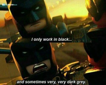 I only work in black and sometimes very, very dark grey. #quote