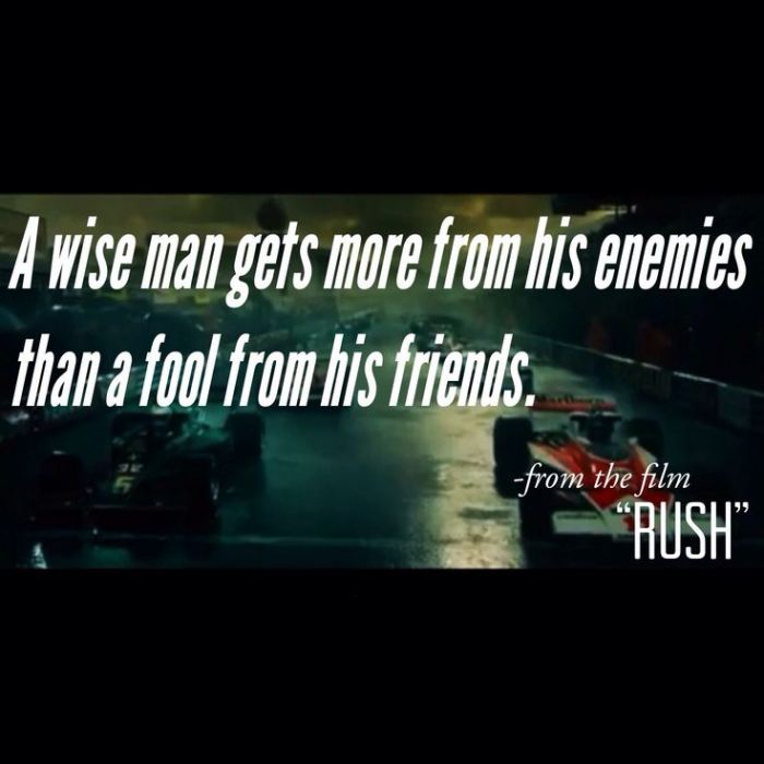 A wise man can learn more from his enemies than a fool from his friends.
#quote