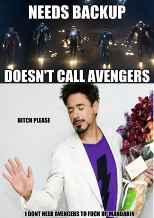 because he's TONY STARK!