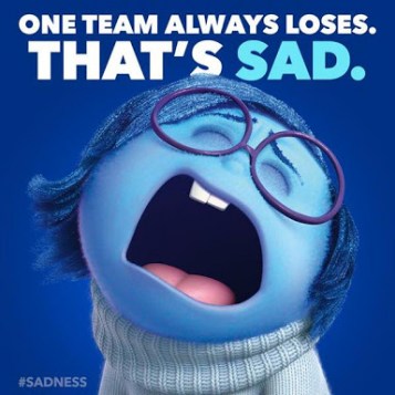 One team always looses. That's sad.