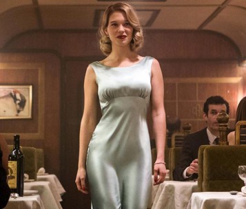 Madeleine Swann: You shouldn't stare.
James Bond: Well, you shouldn't look like that. #quote