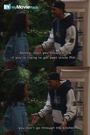 You should know if you're trying to get past Uncle Phitl, you don't go through the kitchen. #quote