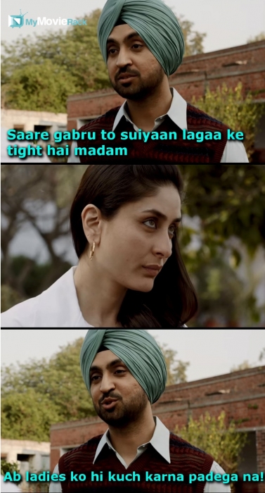 Saare gabru to suiyaan laga ke tight hai madam. Ab ladies ko hi kuch karna padega na! #quote
