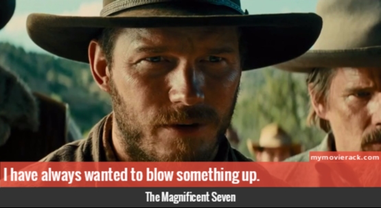 I have always wanted to blow something up.