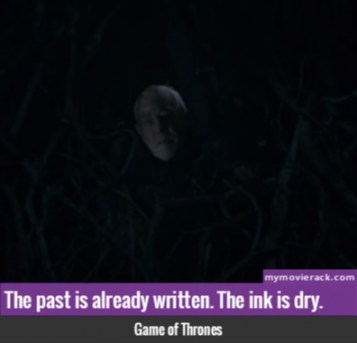 The past is already written. The ink is dry. #quote