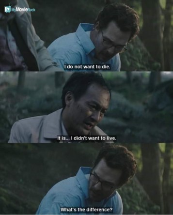 Takumi: I do not want to die. It is...I didn't want to live.
Arthur: What's the difference? #quote
