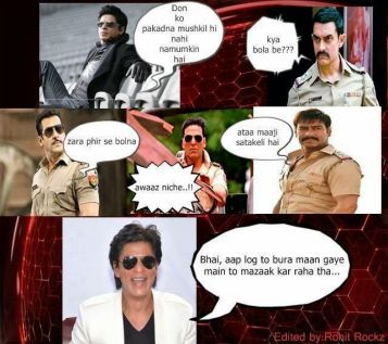 Shahrukh toh gaya!!!!!!!!!!!!