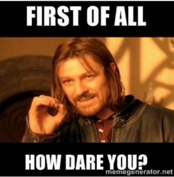 When people judge the movie before its release.....