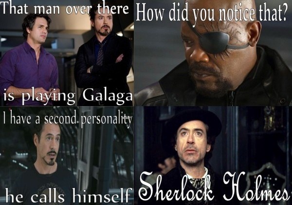 Handling two really cool personalities in a single body?
"Robert Downey Jr."