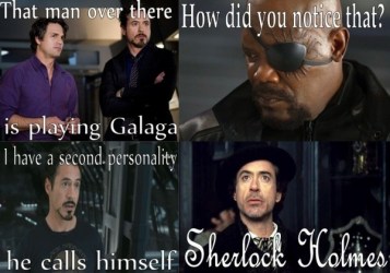 Handling two really cool personalities in a single body?
"Robert Downey Jr."