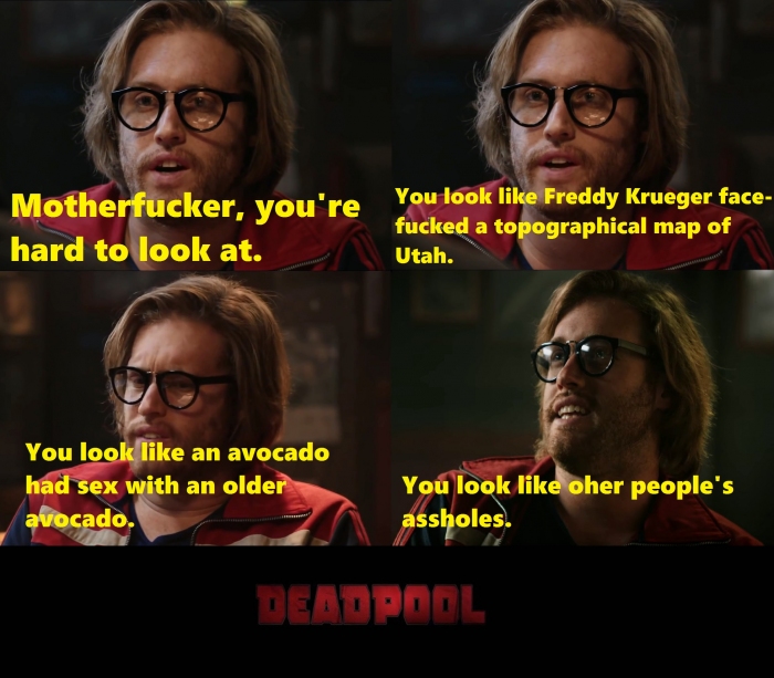 T J Miller As Weasel It S The Deadpool Movie Hence It S Full