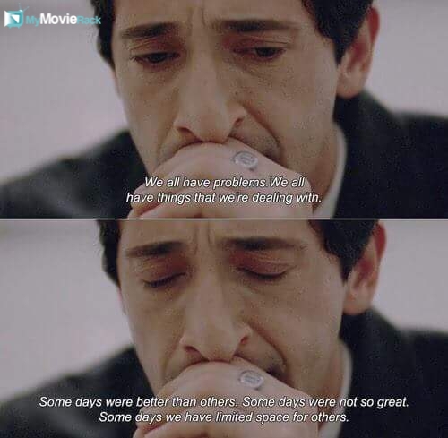 We all have problems. We all have things that we're dealing with. Some days were better than others.