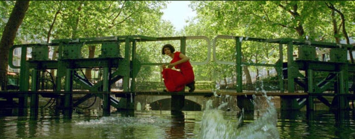 Possibly the most humorous fact: Audrey Tautou doesn't know how to skip stones; the stone-skipping