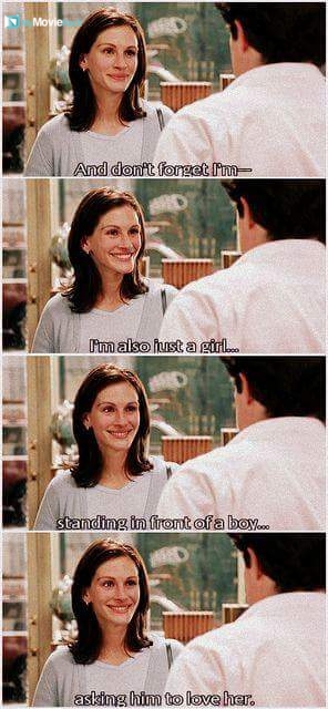 And don't forget, I'm also just a girl, standing in front of a boy, asking him to love her. #quote