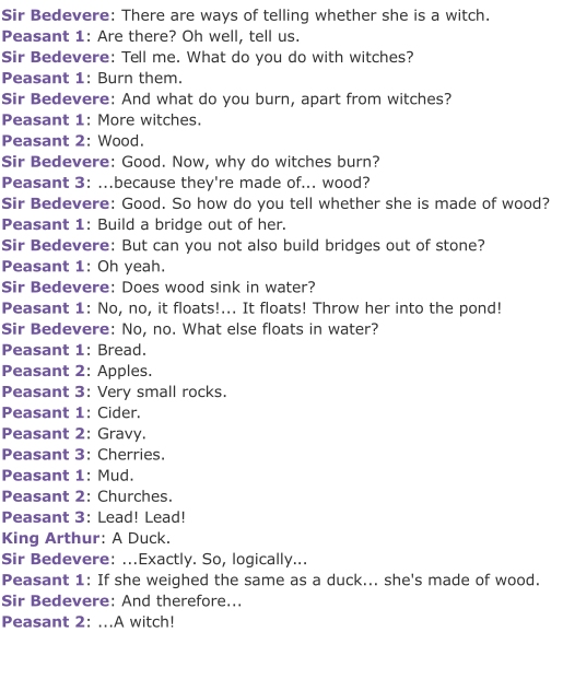 Most hilarious scene, I actually learned how to link things from this.