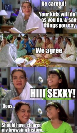 Naughty Dadi!