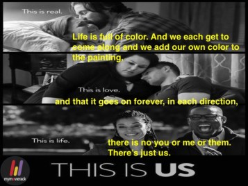 Life is full of colours and we each get to come along and add our own color to the painting, and it