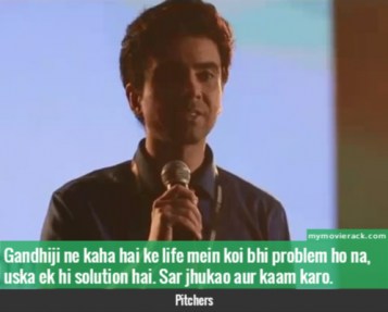 Gandhiji ne kaha hai ke life mein koi bhi problem ho na, uska ek hi solution hai. Sar jhukao aur