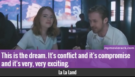 This is the dream. It's conflict and it's compromise and it's very, very exciting. #quote