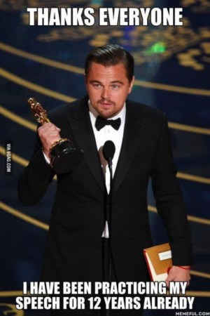 Anthony Hopkins getting an Oscar for a 16 minutes role is what doesn't let Leonardo DiCaprio sleep
